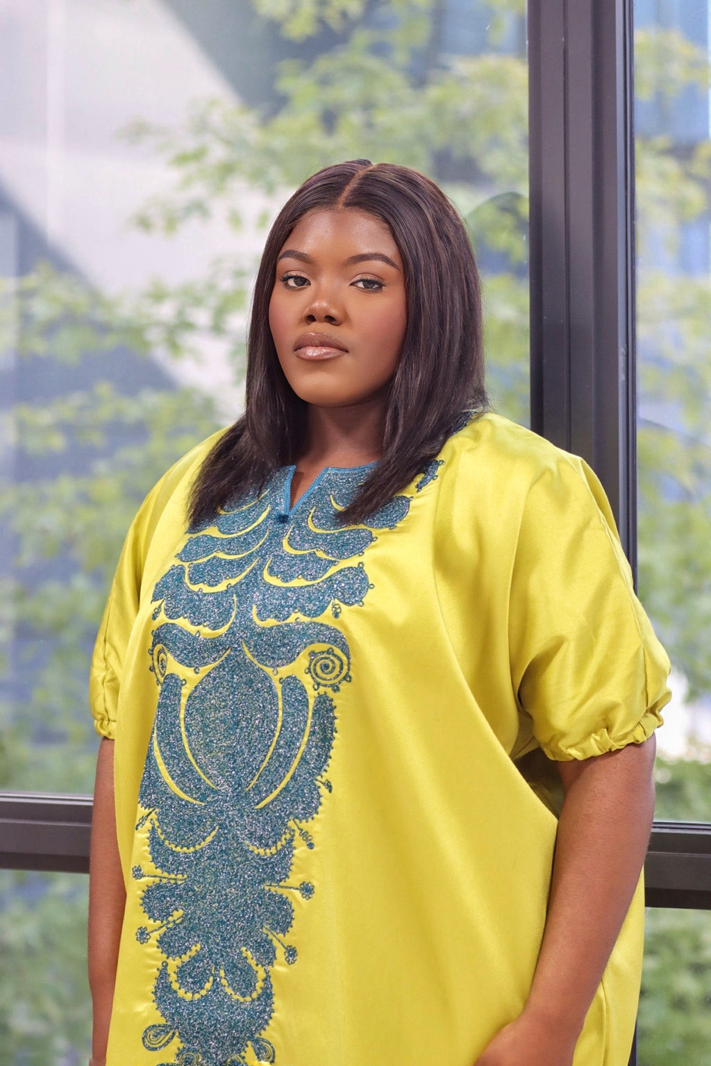 Embroidered Mikado Dresses