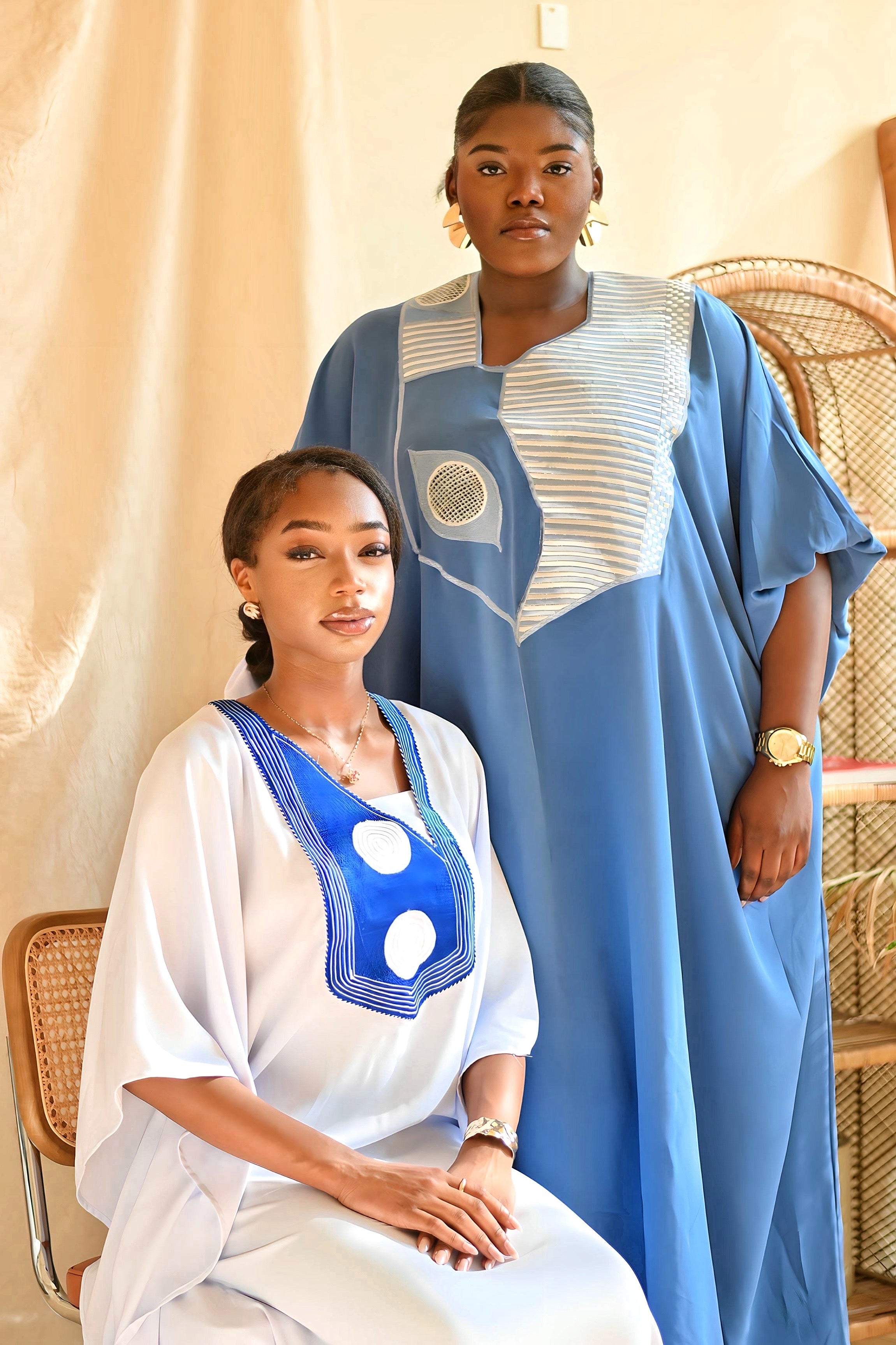 Silk Embroidered Dresses