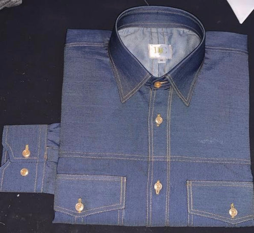 Elegant Men Jean Shirt