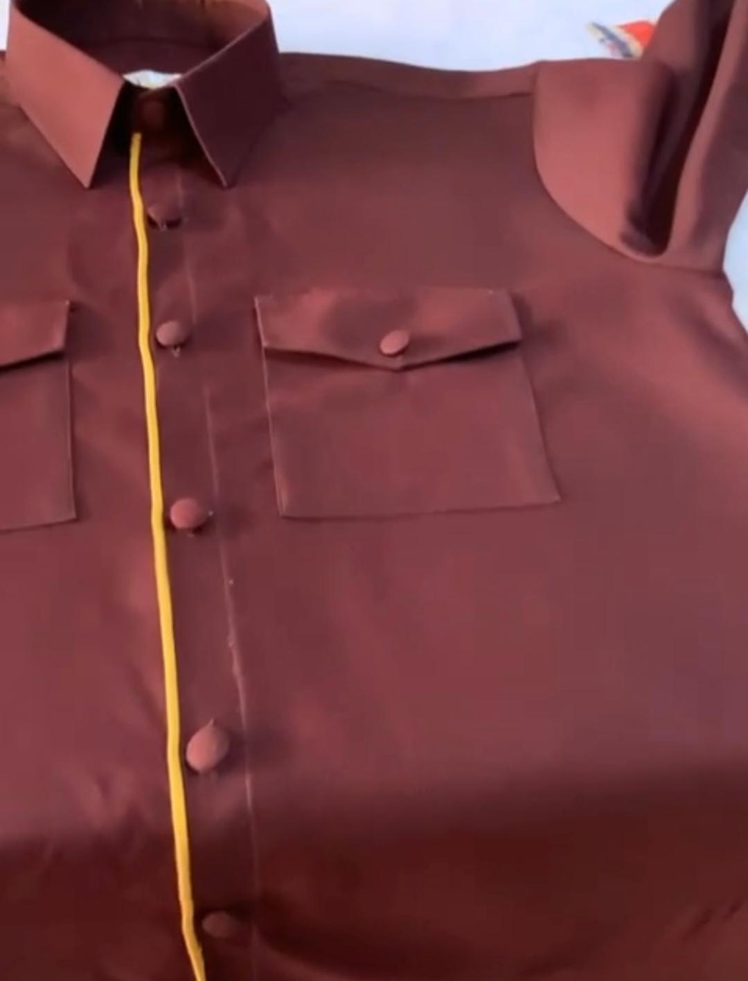 Elegant Long Sleeves Men Shirt