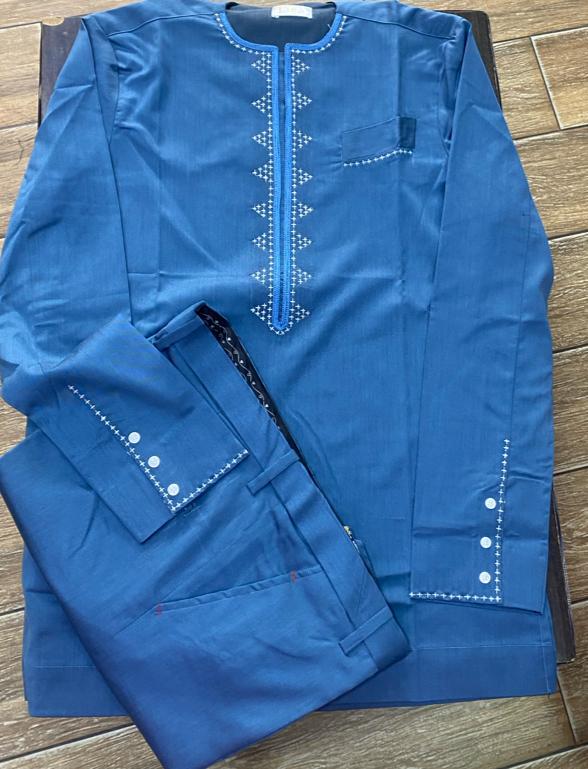 Elegant Senator Super-Cent Embroidered Set for Men