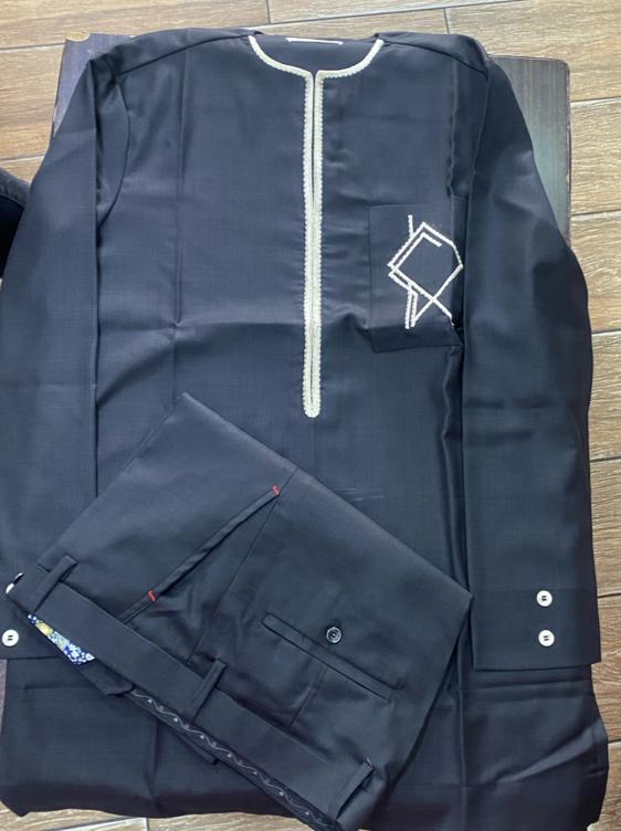 Elegant Senator Super-Cent Embroidered Set for Men