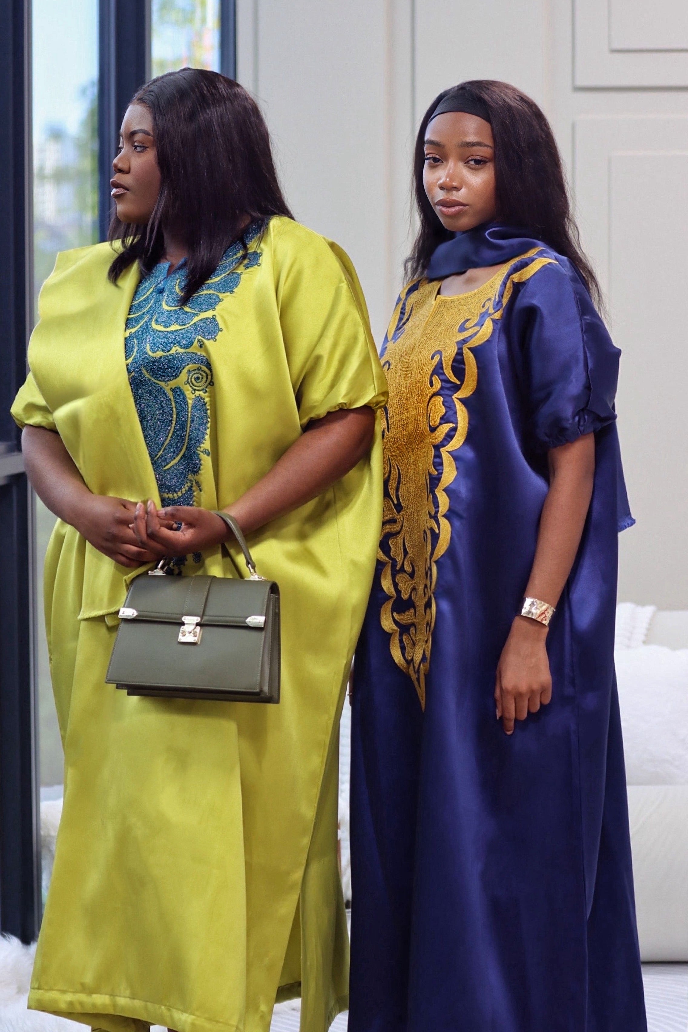 Embroidered Mikado Dresses