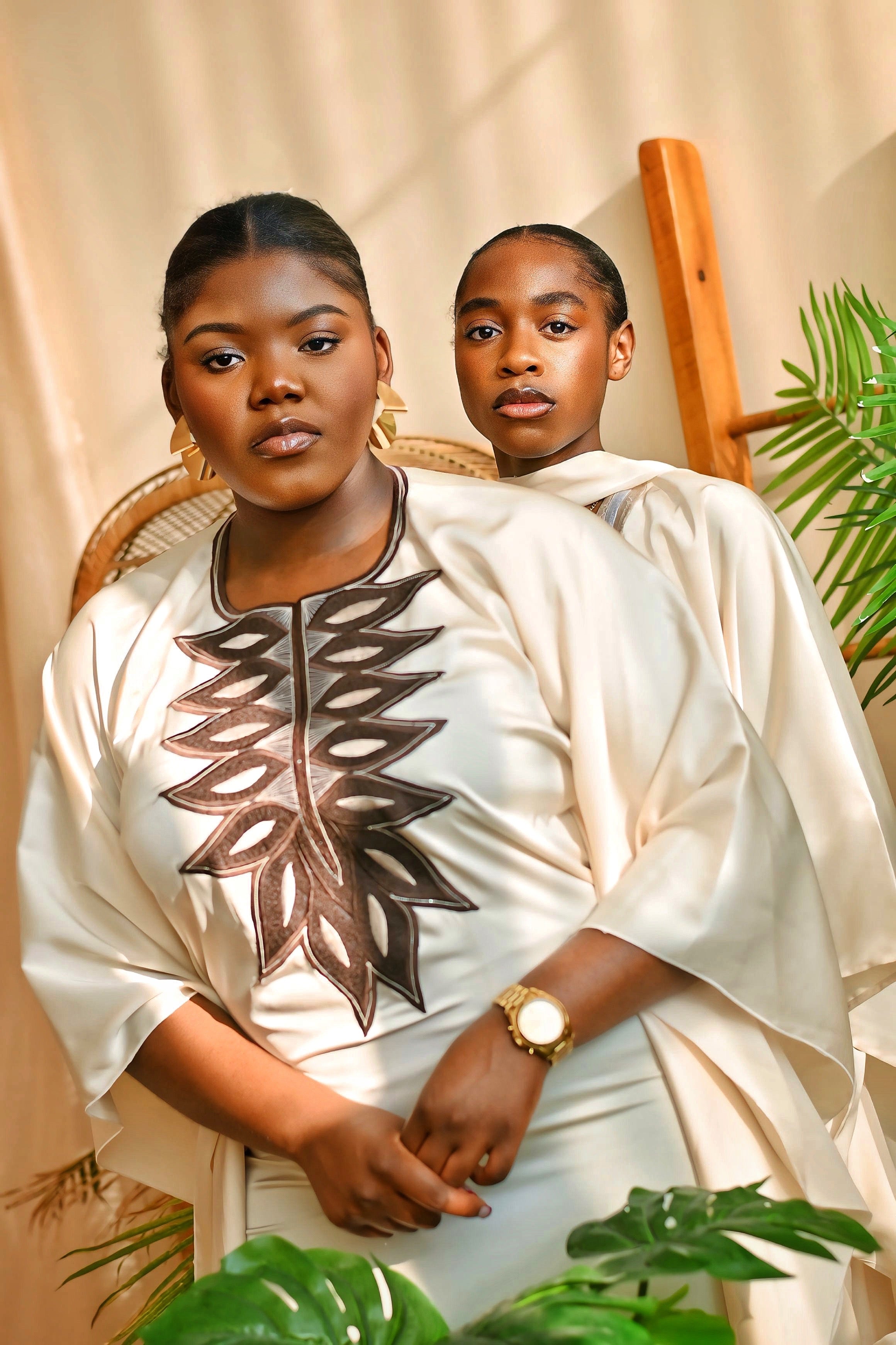 Silk Embroidered Dresses