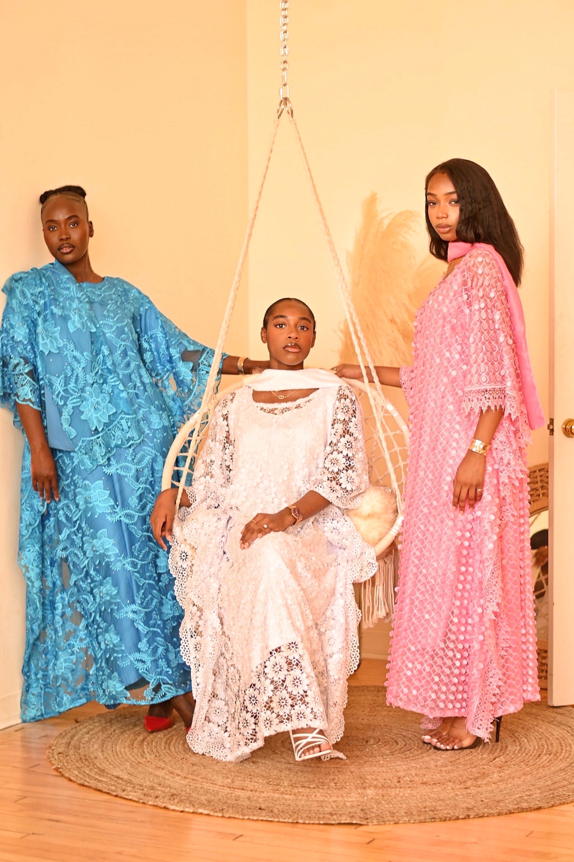 Luxury Hand Made Lace dress Boubou Custom