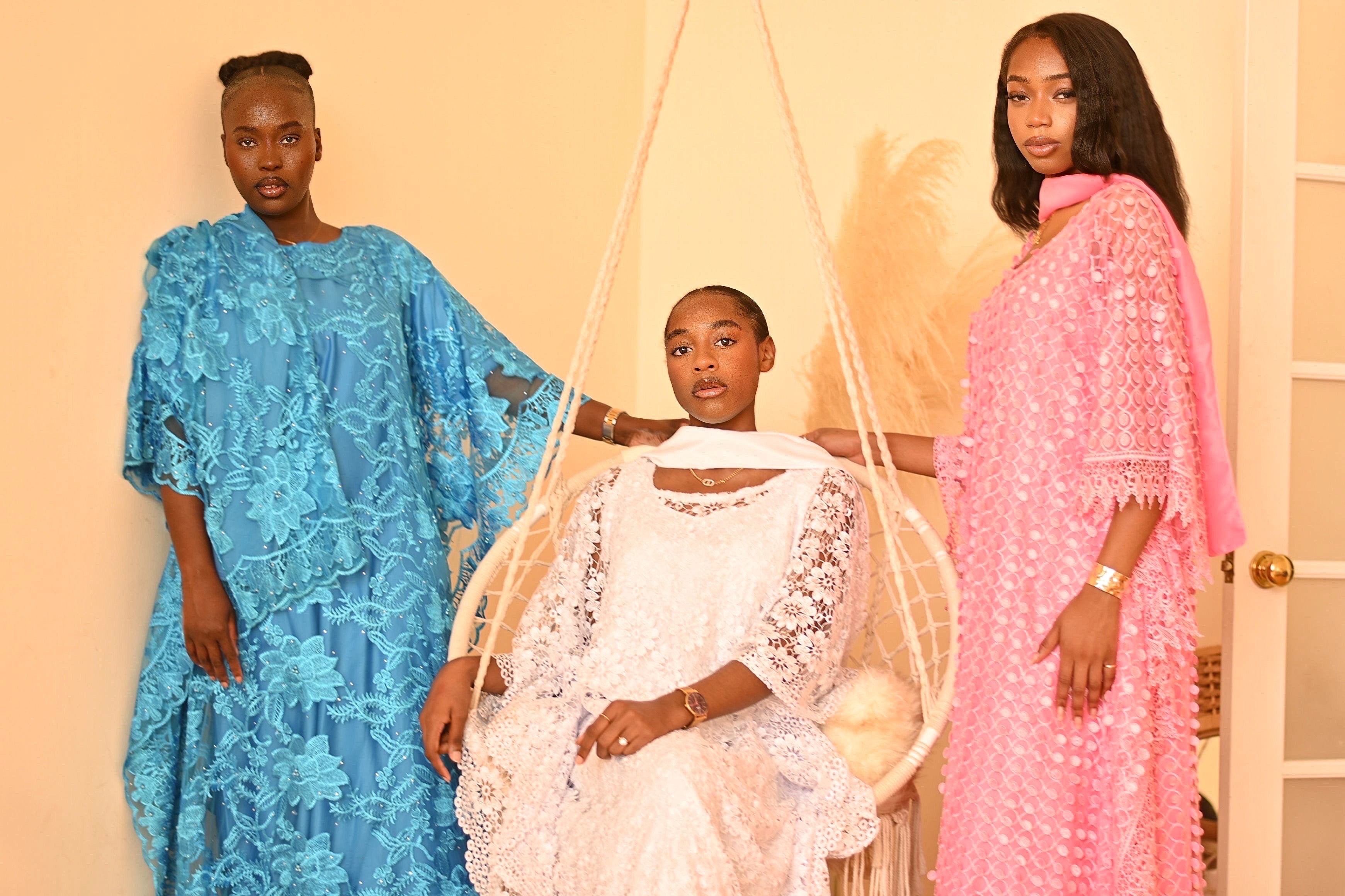 Luxury Hand Made Lace dress Boubou Custom
