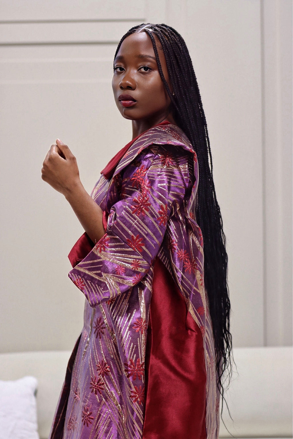 Luxury Brocade Dress